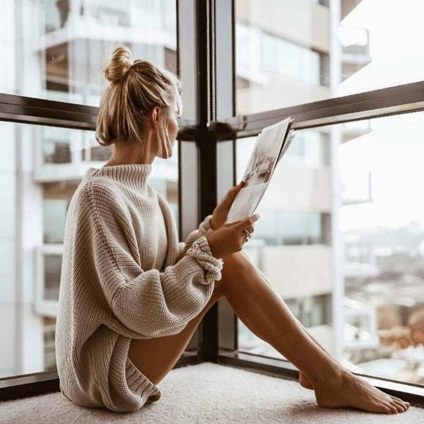 

women's sweaters fashion knitted for women autumn winter casual loose o-neck pullovers jumper solid long sleeve warm sweater female ew4, White;black