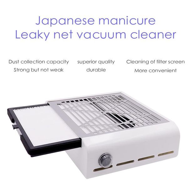 

vacuum cleaners 40 w nail dust collector machine for acrylic nails in desk manicure strong suction cleaner