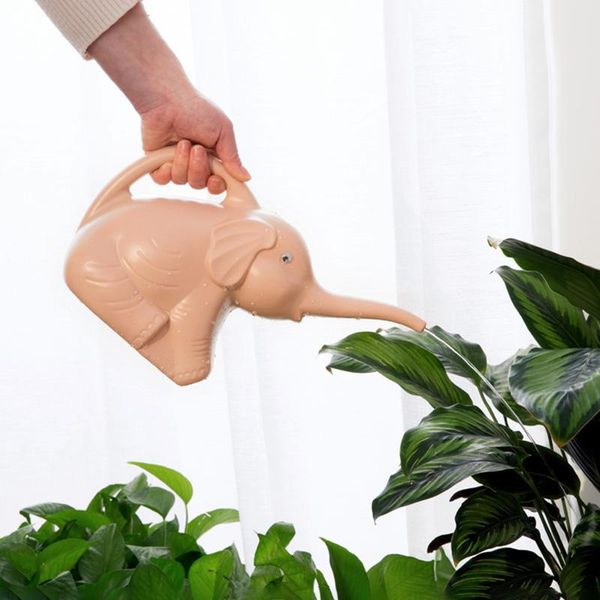 

elephant shape watering tin pot home garden flowers plants tool succulents potted gardening water bottle equipments