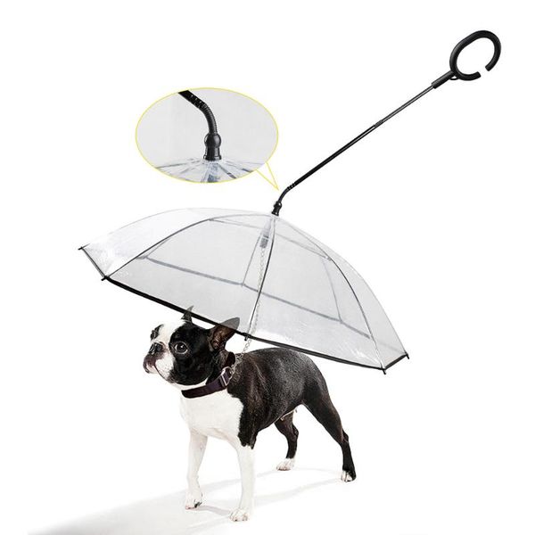 

dog car seat covers c-shaped handle transparent adjustable convenient keeps pet dry in rain umbrella with leash for walking