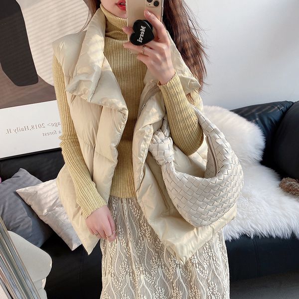 

cang gumu 2021 winter white duck et vt korean loose sleevels down vt women's fashion 6003, Black;white
