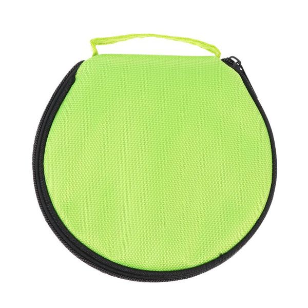 

car organizer 1pc large-capacity storage bag round disc practical zipper case