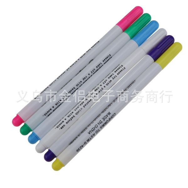 

woven non fabric diy fading pen / water-soble air erasing purple pink be white