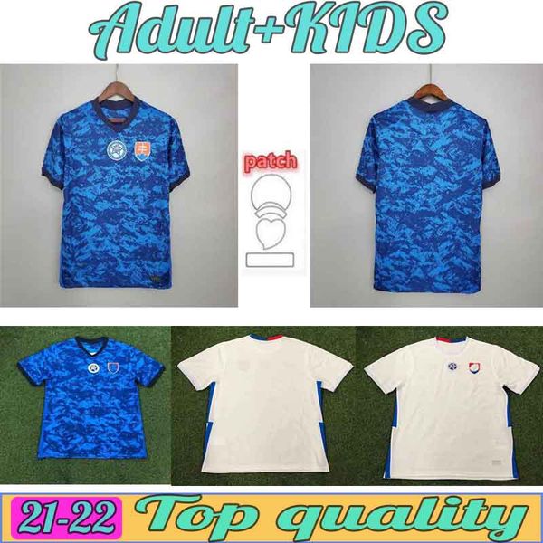 

2021 slovakia soccer jerseys 21 22 bozenik skrtel skriniar hamsik lobotka home biue away white national team football shirts maillot se foot, Black;yellow