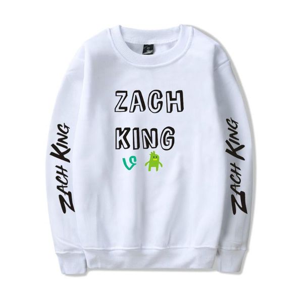 

men's hoodies & sweatshirts zachking spring round neck hoodie cartoon character printed harajuku pure cotton o-neck, Black