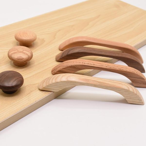 

handles & pulls american home solid wood furniture indoor wardrobe door knobs and handle bedroom dresser drawer hardware accessories