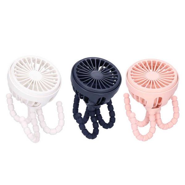 

rotatable fan multi-functional soft handle 360 degree stable electric usb charging moving cooling for fans