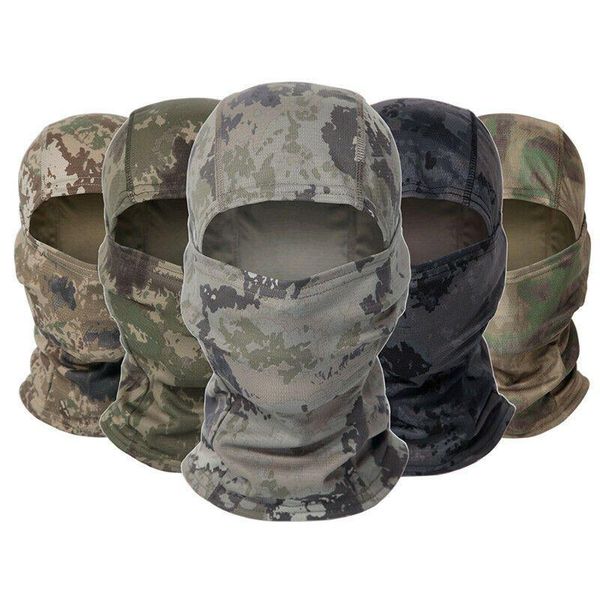 

beanies men army cap headwear flap hat full neck cover camouflage hats winter outdoor