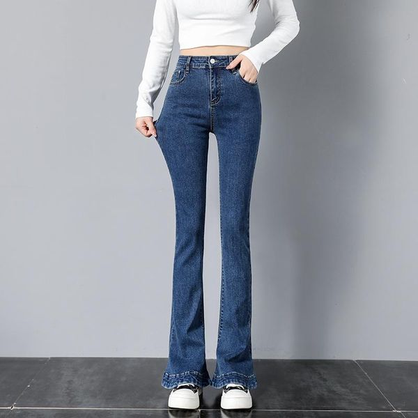 

women's jeans main push 2021 autumn celebrity all-matching pants skinny, Blue