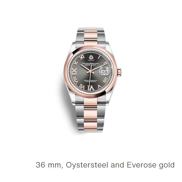 

wristwatches watches mens 2021 for datejust woman watch 36mm waterproof classic business automatic movement roman numerals, Slivery;brown