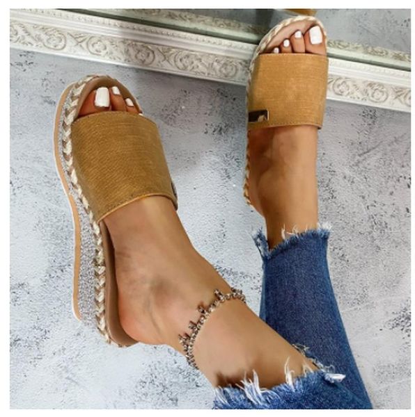 

slippers latform wedges women sandals female shoes fashion heeled casual summer slides ifwo, Black