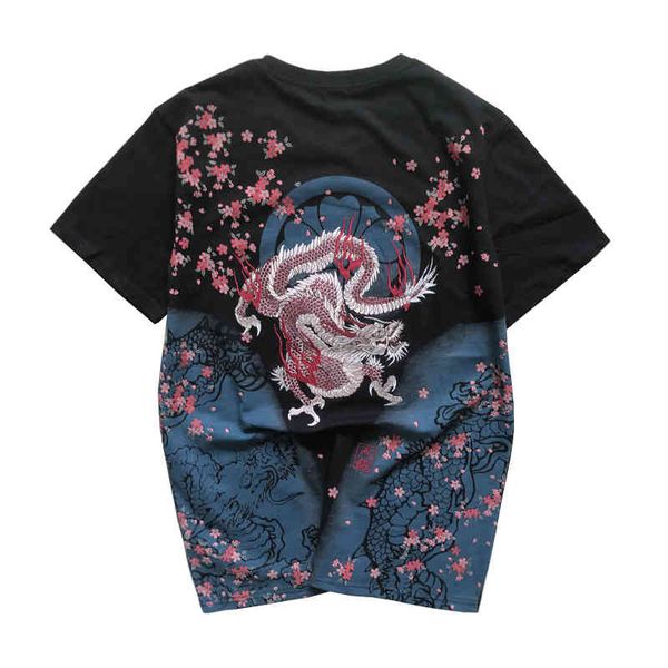 

men's t-shirts arrival animal tshirt brand clothing t shirt men goods embroidery with short carp tattoo o-neck cotton casual md7s, White;black