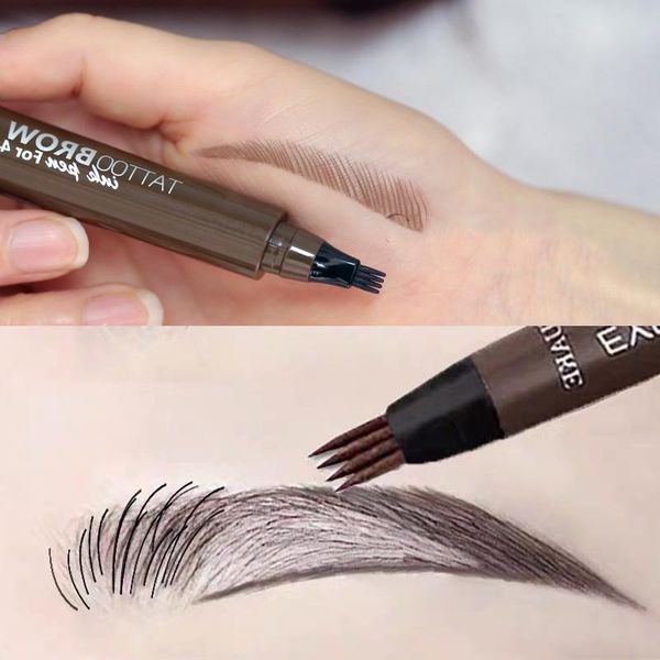 

points eyebrows pen 4d hair-like eyebrow tattoo waterproof fine sketch liquid lazy imitation ecological eye brow pencil dog car seat covers