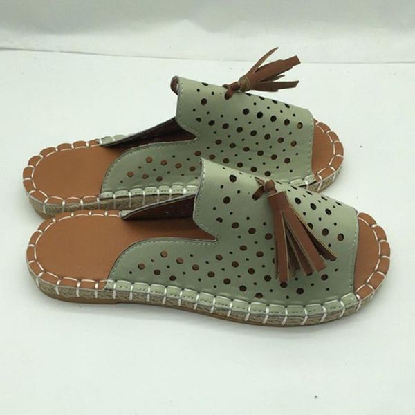 

slippers pantoufle femme 2021 summer sewing twine rubber flat open toe beach shoes brand designer luxury and comfortable women's, Black
