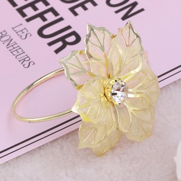 

napkin rings holders serviette fashion alloy for dinner table