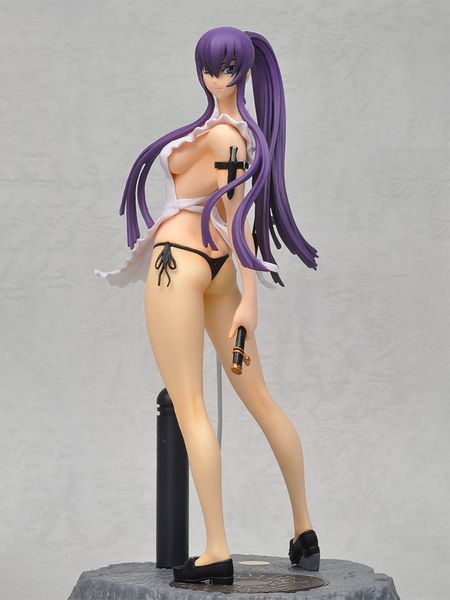 

22cm chara-ani highschool of the dead busujima saeko girl pvc action figure japan anime figures toy collection model doll