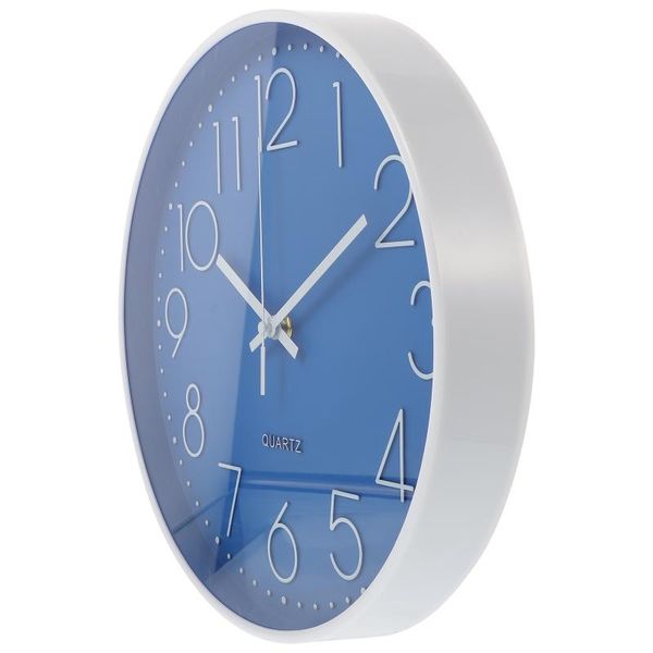 

wall clocks creative mute clock modern style living room decor battery powered