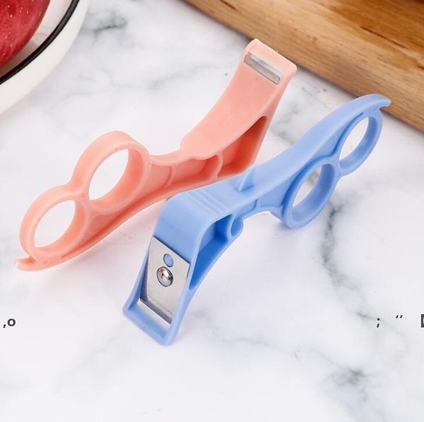 Peeling Faca Cozinha Ferramentas Creative Ring Melon Planer Fruit Descascamento Peelers Raspador Domiciliar Mercadorias Cozinhas Utensílios RRB12192