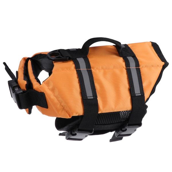 

life vest & buoy ripsdog durable buoyancy preserver for doggy puppy - size xxs(orange)