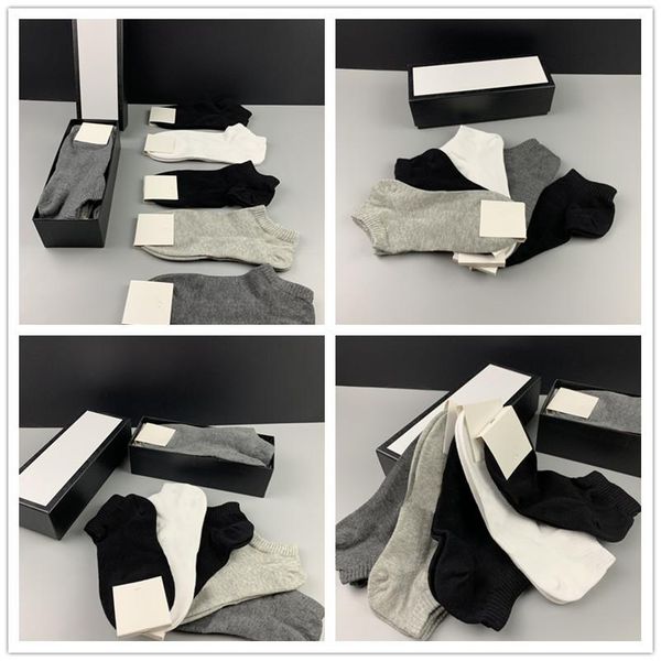 

men and women fashion socks the global brands short students business people comfortable cotton calzini mens a var, Black