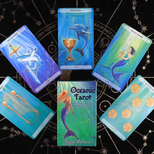 

oceanic tarot: includes a full desk of specially commissioned tarot cards electronic guide book toy divination board game