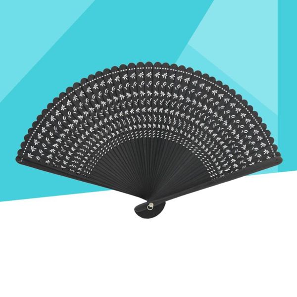 

other home decor chinese style bamboo fan folding dance hand fans elegant gift for ladies black dragonfly