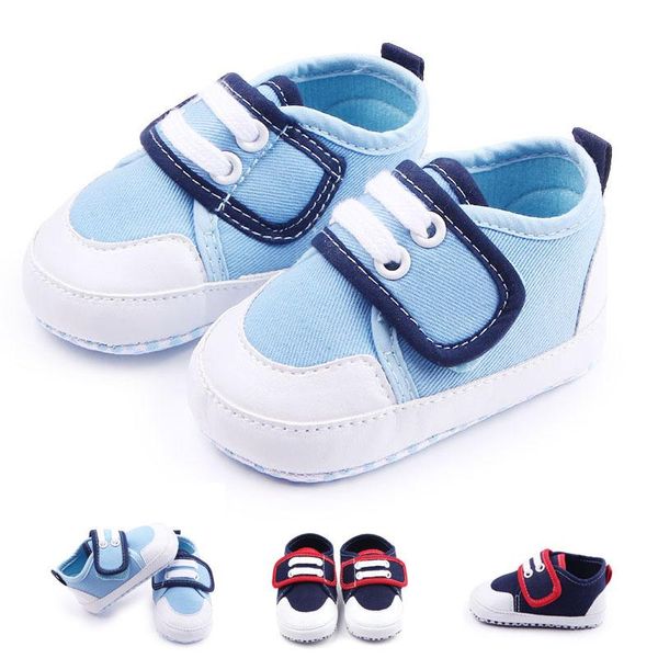 

born baby boys shoes pre-walker soft sole pram spring/autumn canvas sneakers bebes trainers casual first walkers