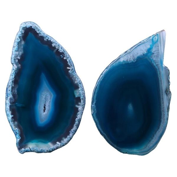 

decorative objects & figurines natural agate geode polished irregular crystal slice stone diy pendant mineral home decoration w0yf
