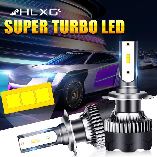 

car headlights h11 h16 h8 led h1 h7 h4 fog diode lamp 9006 9005 turbo tuning universal lenses for goods accessories 12v hlxg
