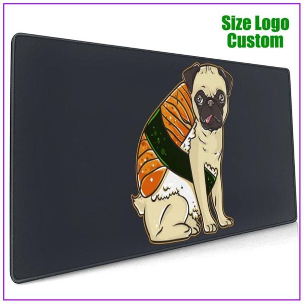 

mouse pads & wrist rests sushi pug ergonomic steelseries pad with support gel personalized alfombrilla escritorio cute custom extra largr le