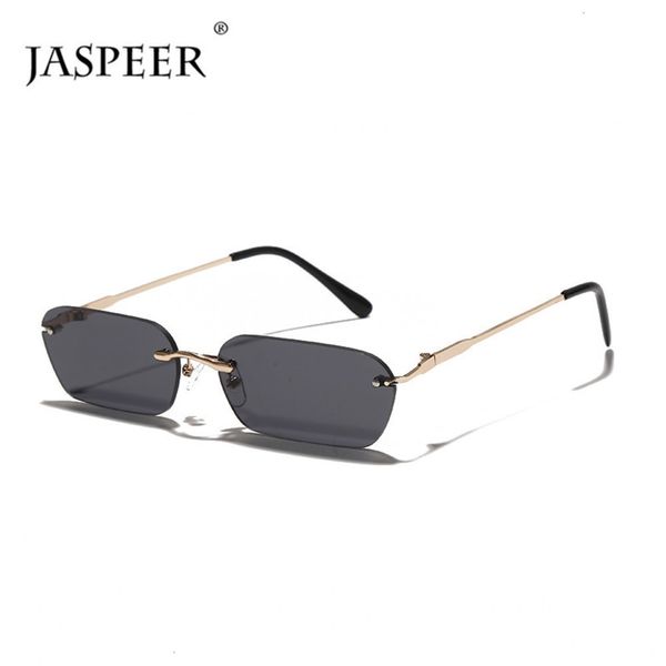 

sunglasses jaspeer random rectangle women uv400 driving sunglasses men clear color summer accessories square small mate, Black