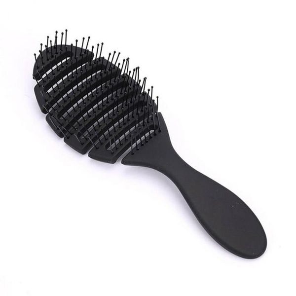 

hair brushes anti-static straight comfortable comb home salon diy hairdressing antistatic tools massage round, Silver