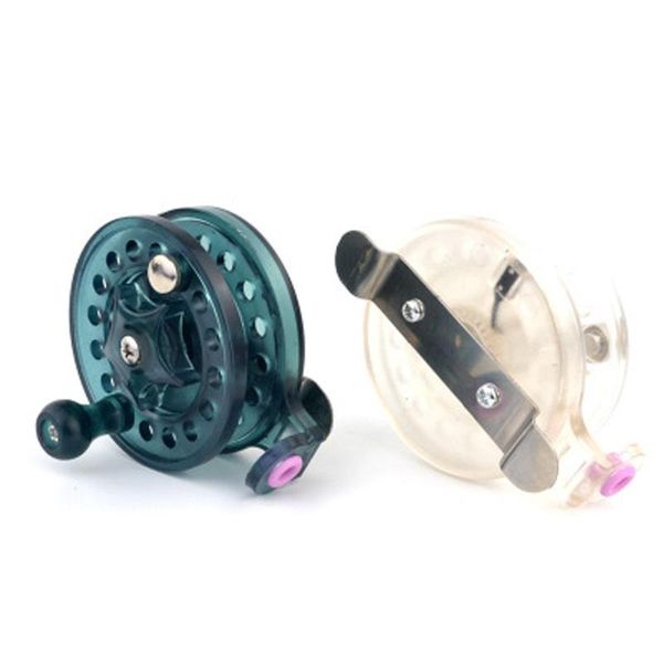 

baitcasting reels reel diameter 60mm arbor transparent plastic white/black aluminum fishing accessories