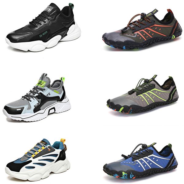 

2021 men's men shoes sports lightweight breathable casual white black blue trendy youth running sneakers color three73 's945 &#039
