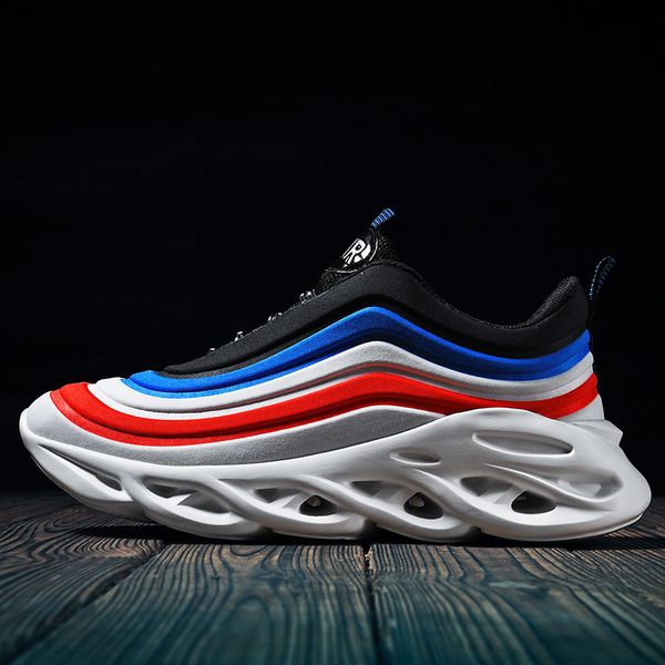 

Top Fashion Womens Jogging Mens Running Shoes Code: 99-2106 Orange Black White Blue Green Sports Trainers Sneakers Big Size 46