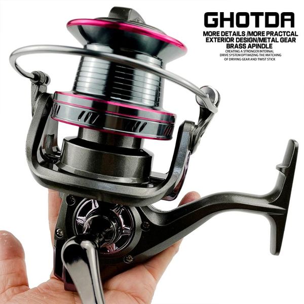 

12+1 bb fishing reel 4.0:1 gear ratio 9000-12000 spinning carp reels for saltwater baitcasting