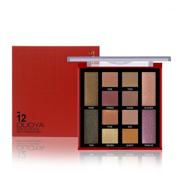

colors eye shadow palette shining matte pigmented cosmetics ey6691