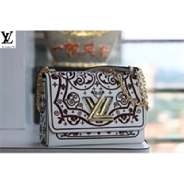 

brand designer luxury h32p m50323 silk-print embroidered shoulder bag women handbags iconic bags handles shoulder bags totes cross body, Red;black