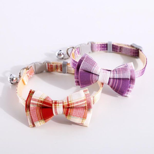 

pet adjustable collar cat dog bow tie nylon costumes