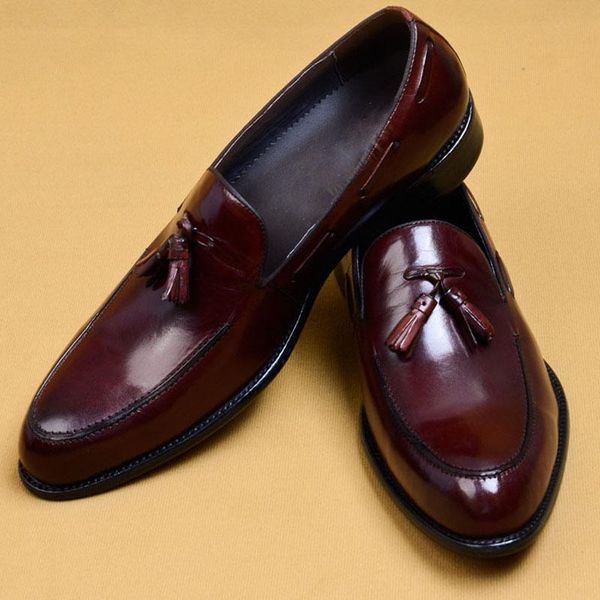 

dress shoes black wine red mens formal genuine leather oxford for men italian wedding slip on brogues