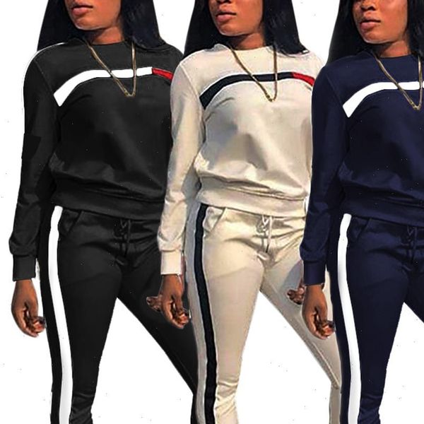 

sweatshirt and sweatpants sets womens tracksuits patchwork fashion tracksuit set casual long sleeve pullovers autumn sportwear for, Gray