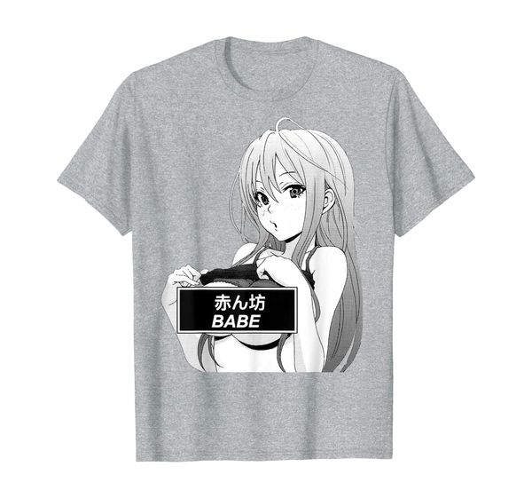

Babe Hentai Tshirt Aesthetic Vaporwave T-Shirt Anime Manga, Mainly pictures