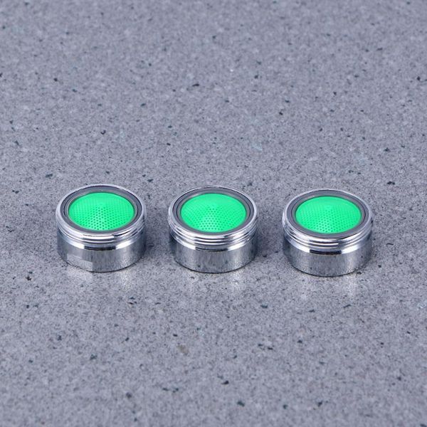 

kitchen faucets 3 pcs threaded brass aerator faucet bubbler sprayer water saving filter female thread polished chrome