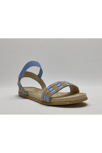 

women's blue sandals, Black