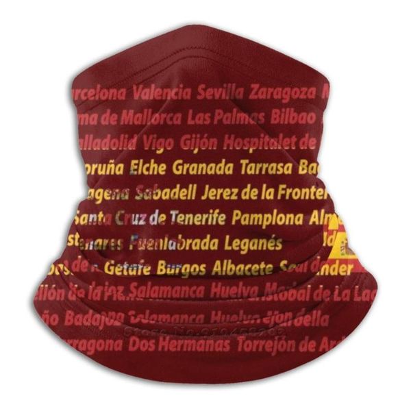 

scarves the largest cities in spain flag bandana scarf mask scarfs neck warmer headwear of, Blue;gray