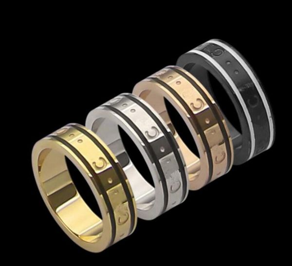 

band rings luxury jewelry men/women fashion luxury ring gold couple, Silver