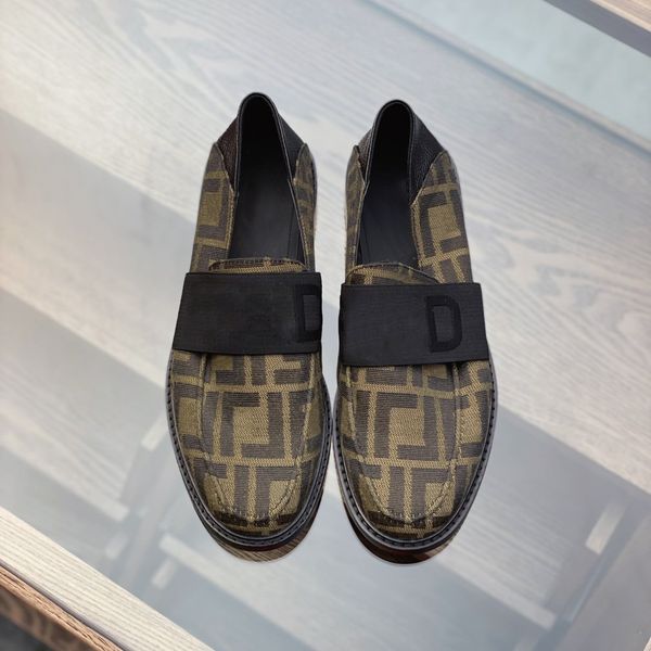

2021 new designer men's shoes fashion printing luxury one-step brand casual lazy leather shoes size 38-45, Red;white