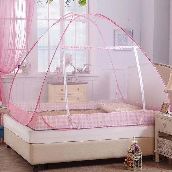 

mosquito net blue pink portable for double bed,1.0m nets students children bunk bed,folding tent bed,moustiquaire