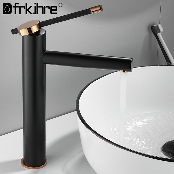 

basin sink water tap single lever faucet mixer hole 360 rotating deck mounted bathroom clock dial brass faucets