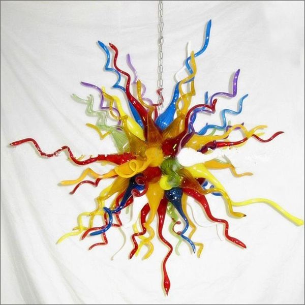 

chandeliers mouth blown 110v/120v led bulbs hand murano glass lighting